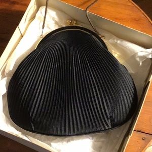 Carolyne Barton pleated evening bag